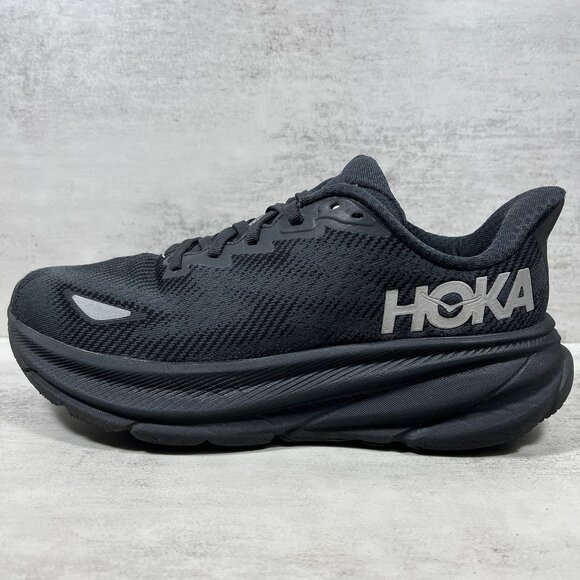 Hoka Other - Hoka One One Clifton 9 GTX Gore-tex Running Shoes - Men's Size 8 - Black